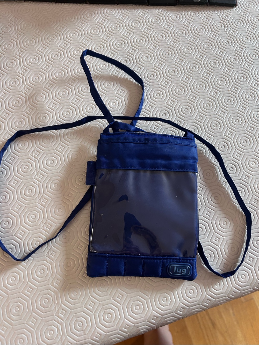 Lug Skypass Neck Pouch - Blue